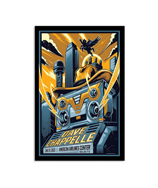 Dave Chappelle June 29 2023 American Airlines Center Dallas Texas Poster
