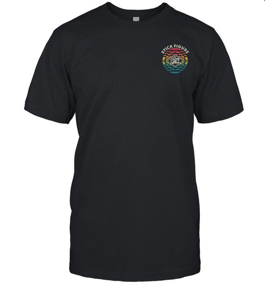 Riptide Stick Figure T-Shirt Black
