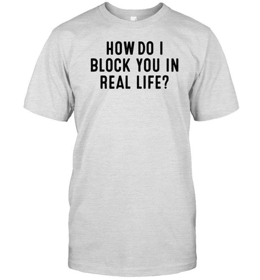 Fred Taylor Wearing How Do I Block You In Real File Shirt