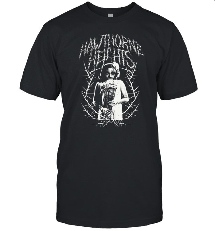 Shirt Hawthorne Heights Store The Silence In Black Metal And White