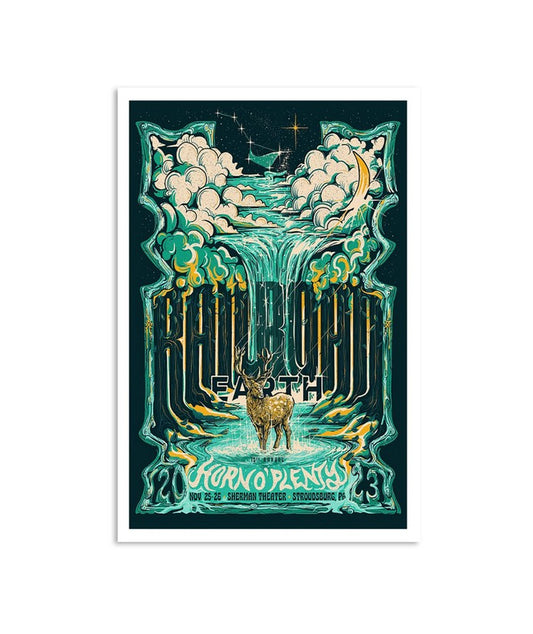 Railroad Earth November 25-26, 2023 Sherman Theater Stroudsburg, PA Poster