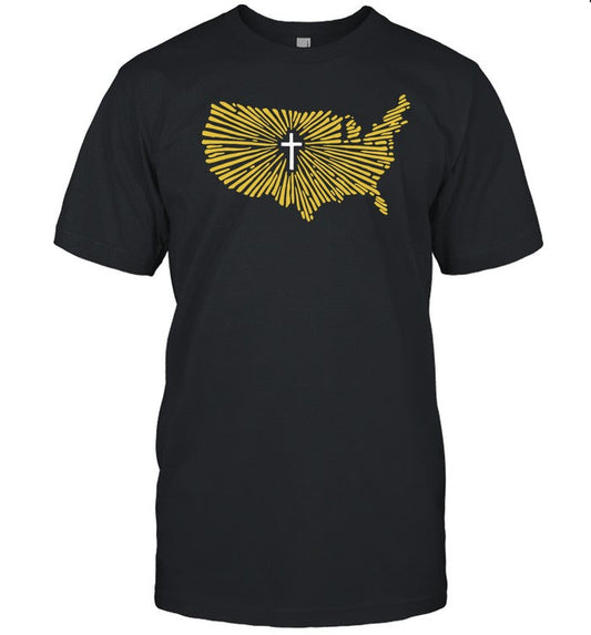 Matthew Majeika Wearing Christian Nationalism Ccn Logo T Shirt