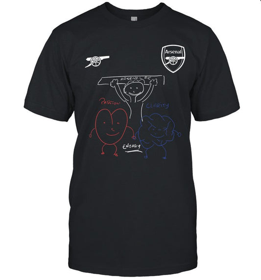Arsenal FC Passion Clarity Energy The Gunners Shirt