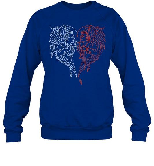 Good Omens A Toast To The World Crewneck Sweatshirt