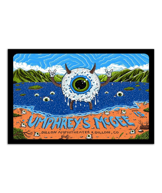 Poster Umphrey's McGee Dillon Amphitheater Dillon CO June 15 2023