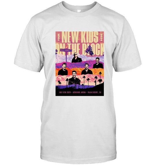 New Kids On The Block Jul 6 2024 Acrisure Arena At Greater Palm Springs in Palm Desert CA Shirt