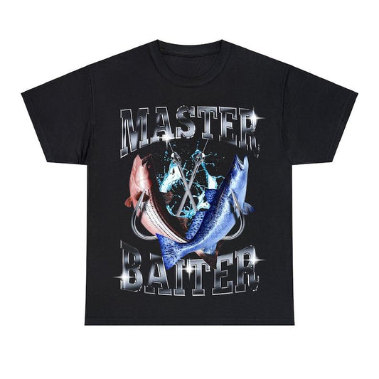 Vintage 90s Graphic Style Master Baiter T-Shirt - Master Baiter Fishing  T-Shirt - Retro Fishing Master Baiter Tee For Man and Woman, Gifts