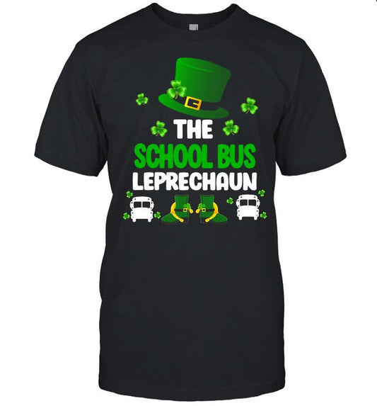 St Patrickâ€™s Day The School Bus Leprechaun shirt