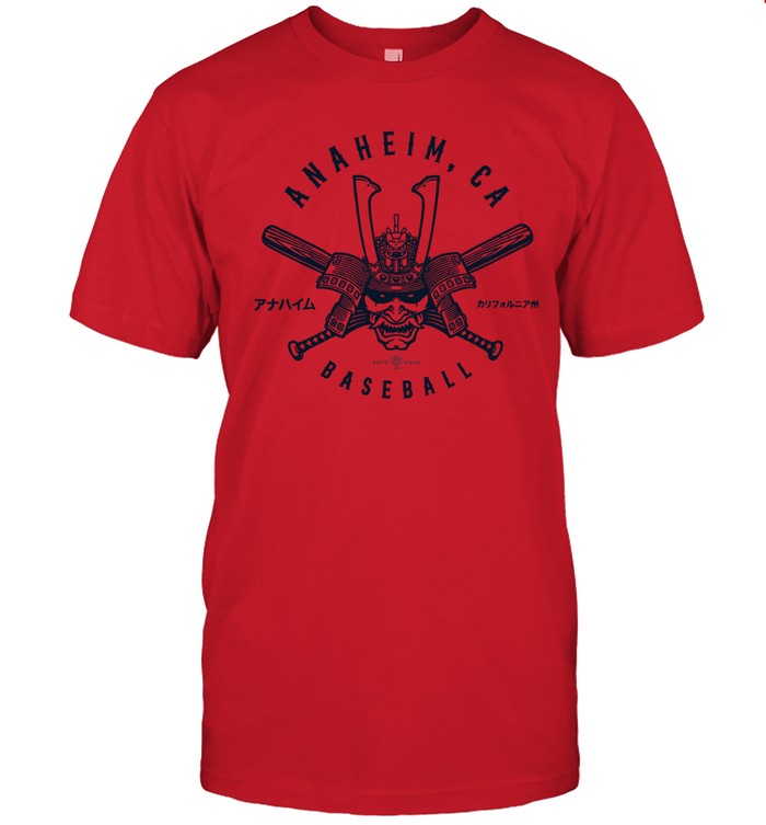Jake Lamb Anaheim Samurai Helmet Shirt
