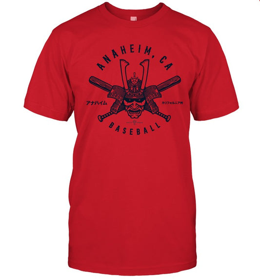 Jake Lamb Anaheim Samurai Helmet Shirt