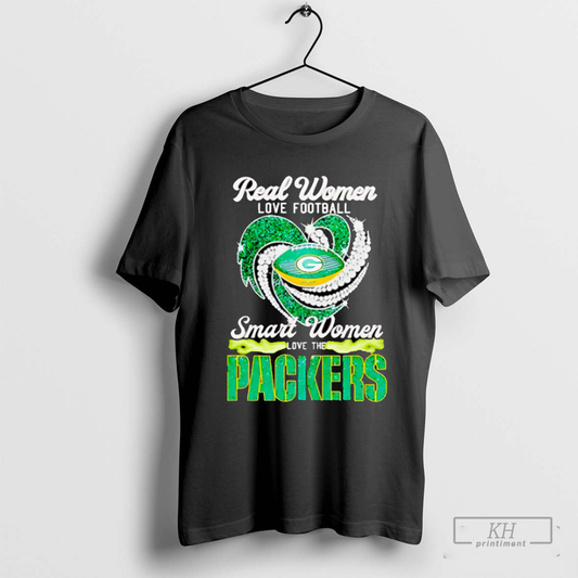 Real Women heart Football Smart Women Love The Packers shirt