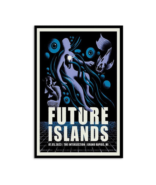 Future Islands The Intersection Grand Rapids, Michigan July 5 2023 Poster