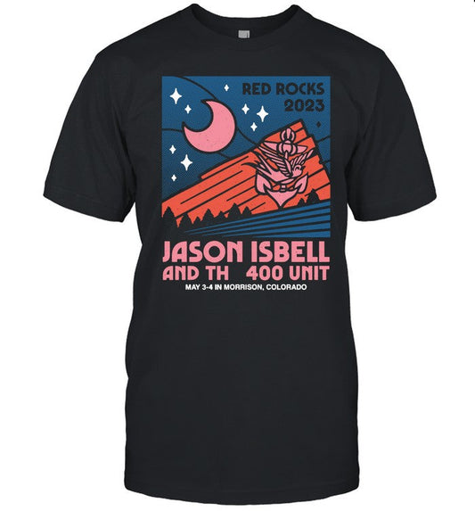 Jason Isbell And The 400 Unit Red Rocks 2023 Tee