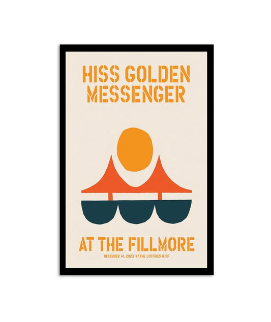 Hiss Golden Messenger December 14, 2023 At the Fillmore San Francisco, CA Poster