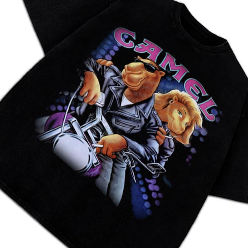 Joe Camel T-Shirt Joe Camel Motorcycle Vintage  T-shirt, sweater and Hoodie 2 sides