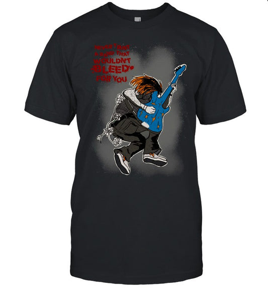 Angelsarrm Never Trust A Band That Wouldnt Bleed For You New Shirt
