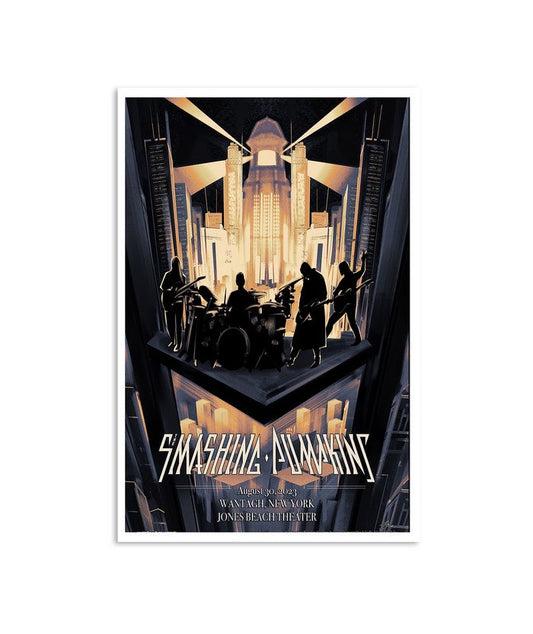 Poster The Smashing Pumpkins Jones Beach Theater Wantagh New York Aug 30 2023
