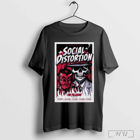 Poster Social Distortion Dec 10 15 2024 San Francisco Ca The Fillmore T Shirt