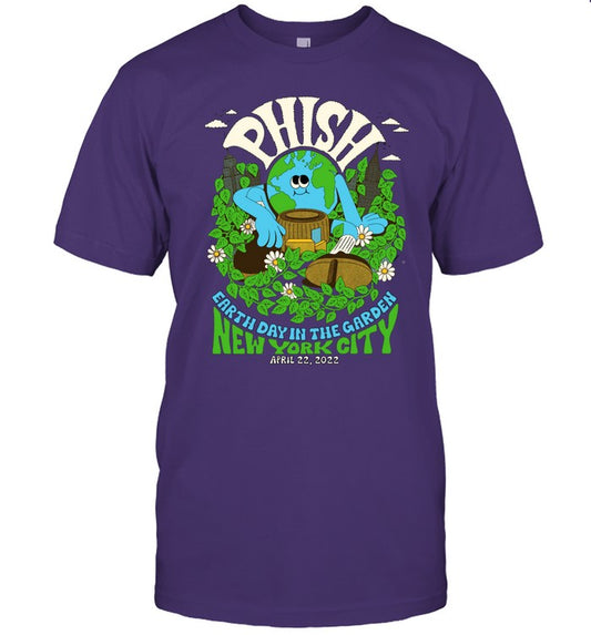 Phish Earth Day In The Garden on Heather Dusty New York City Tee