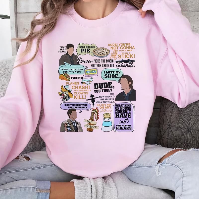Supernatural Quote T Shirt, Supernatural Gift For Fans , Gift For Woman and Man Unisex T-Shirt Sweatshirt Hoodie Casual Cotton