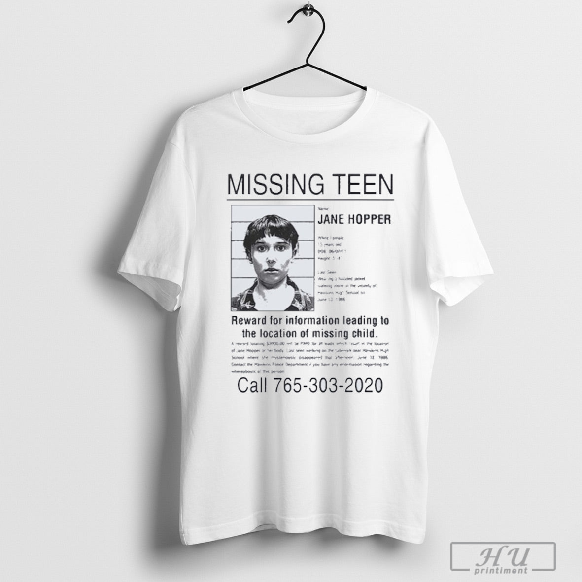 Stranger Things 5 Teaser Poster Missing Teen Jane Hopper T Shirt Sweatshirt Poster