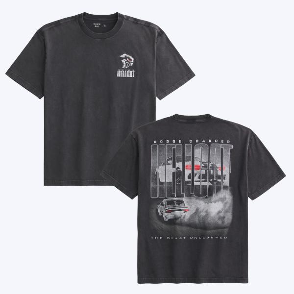 Boxy Dodge Charger Hellcat Graphic Shirt Gift For Boyfriend, Classic Dodge Charger  T-shirt Sweatshirt Hoodie