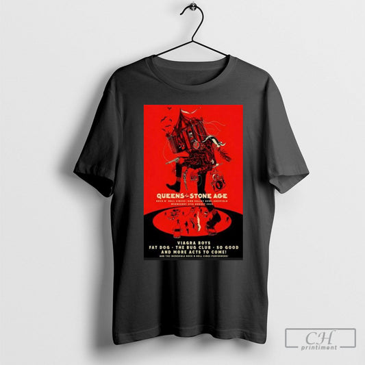 Queens Of The Stone Age Rock N Roll Circus Don Valley Bowl Sheffield Show T Shirt Sweatshirt Tee