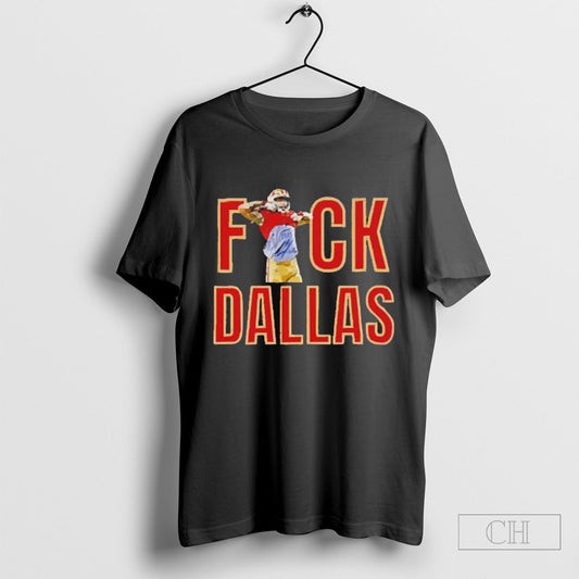 Premium Kansas City Chiefs George Kittle fuck Dallas Cowboys 2024 T Shirt