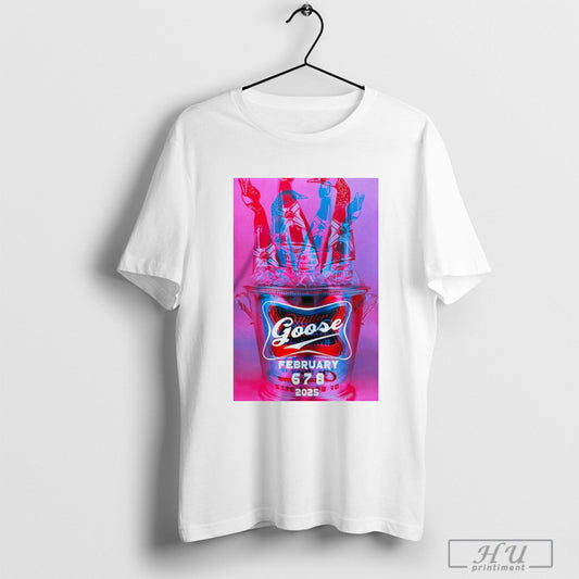 Poster Goose February 6 8 2025 Miller High Life Theatre Milwaukee Wi T Shirt Sweatshirt