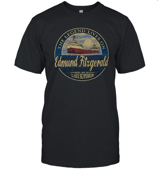 Limited The Legend Lives On Edmund Fitzgerald Shirt