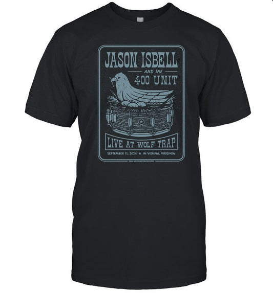Jason Isbell And The 400 Unit Sept 11, 2024 Vienna, VA T-Shirt