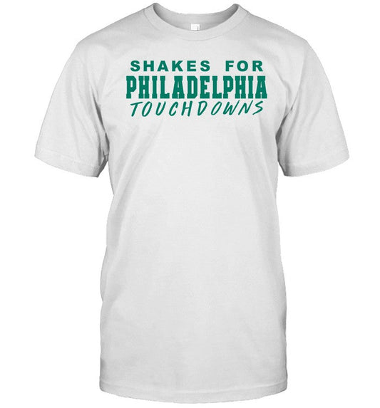 Paige Spiranac Wearing Shakes For Philadelphia Touchdowns Shirt