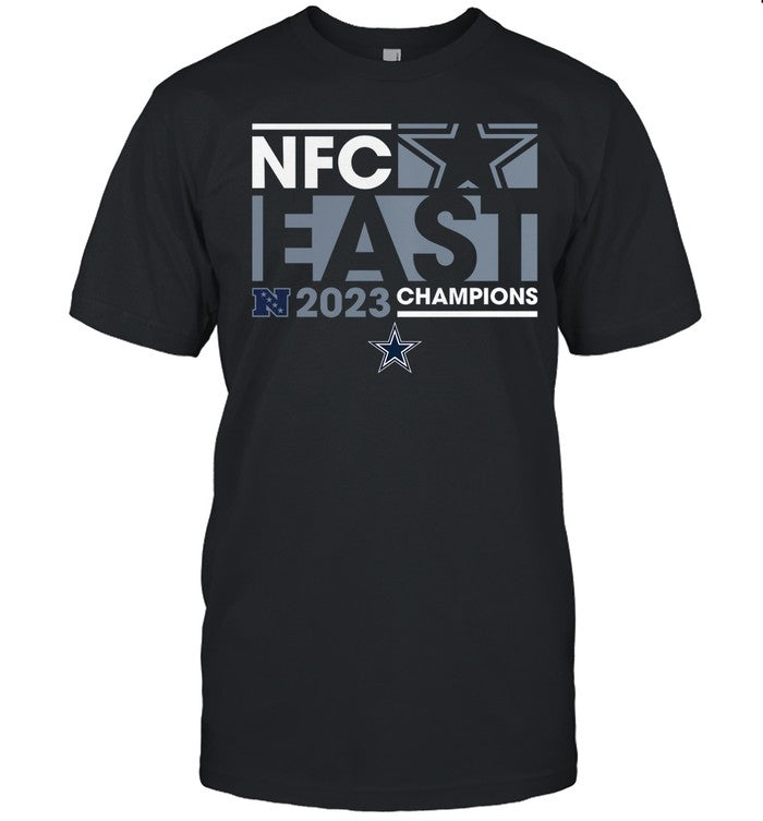 Men's Fanatics ed Navy Dallas Cowboys 2023 NFC East Division Champions Conquer Shirt