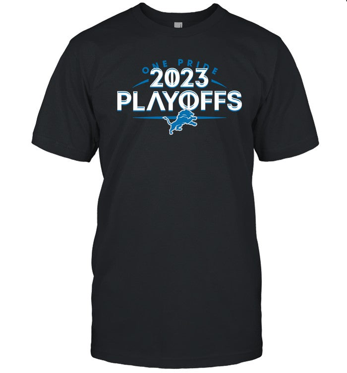 T-Shirts Detroit Lions One Pride 2023 Playoffs Limited