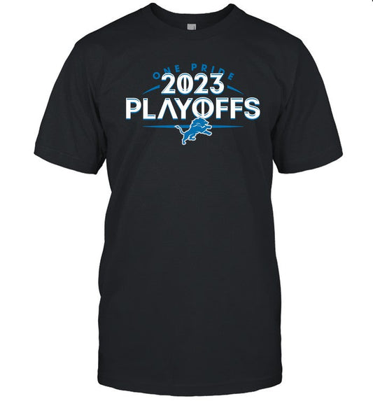 T-Shirts Detroit Lions One Pride 2023 Playoffs Limited