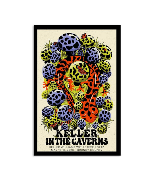 Keller In The Caverns 12th May 2023 Poster