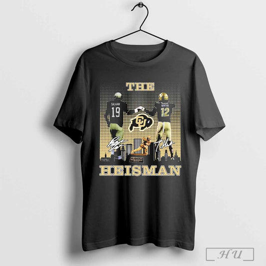 Rashaan Salaam Travis Hunter The Heisman Signature T Shirt