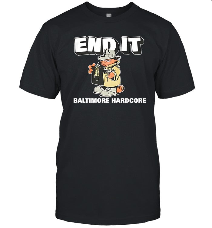 T-Shirts End It Baltimore Hardcore Garfield Limited