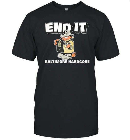 T-Shirts End It Baltimore Hardcore Garfield Limited