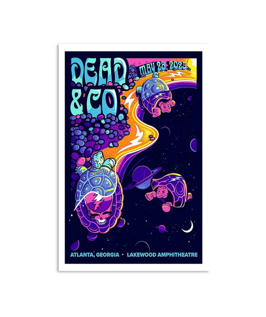 Poster Dead & Company Atlanta Georgia Lakewood Amphitheatre May 28 2023