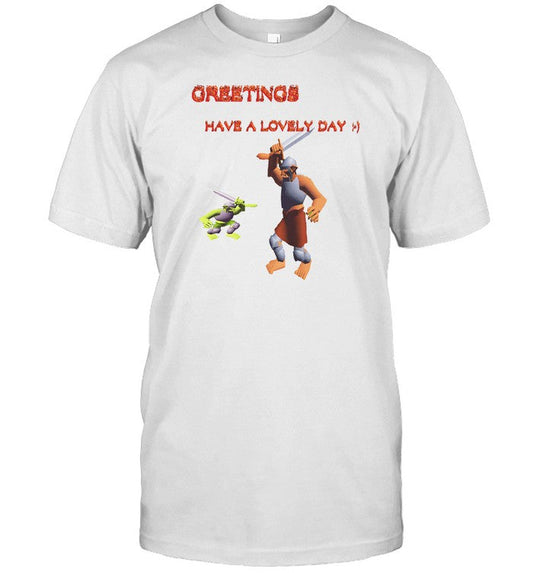 Dogecore Greetings Have A Lovely Day Shirt