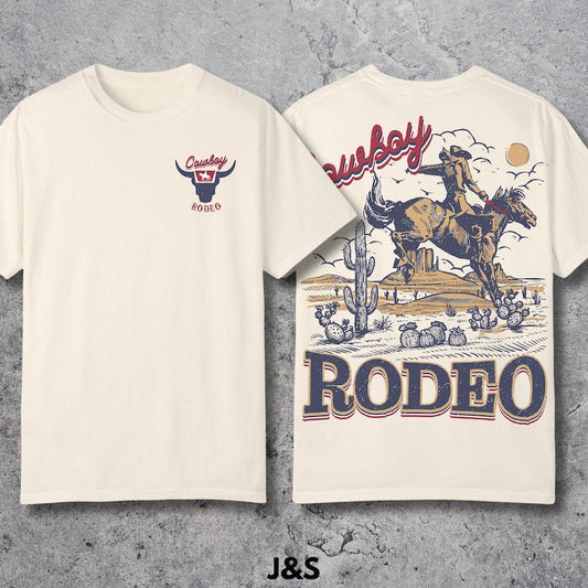 Cowboy Rodeo Vintage Graphic T-Shirt, Retro Cowboy Shirt, Oversized Rodeo T-Shirt, Vintage  T-shirt, sweater and Hoodie 2 sides