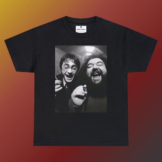 Harry and Hagrid's Night Out T-Shirt, Harry Potter T-Shirt, Funny Harry Potter T-Shirt, Eco-Friendly, Men Shirt, Women Shirt, Y2K Shirt, Streetwear Shirt, Y2K Tee, Gift For Him/Her, Birthday Present, Couple Shirt