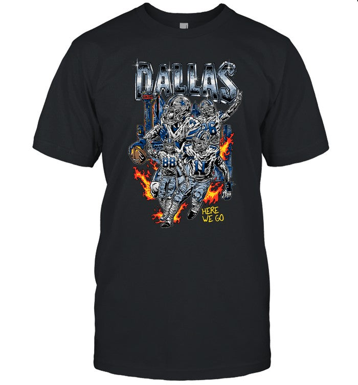 T-Shirts Dallas Cowboys Here We Go 2024