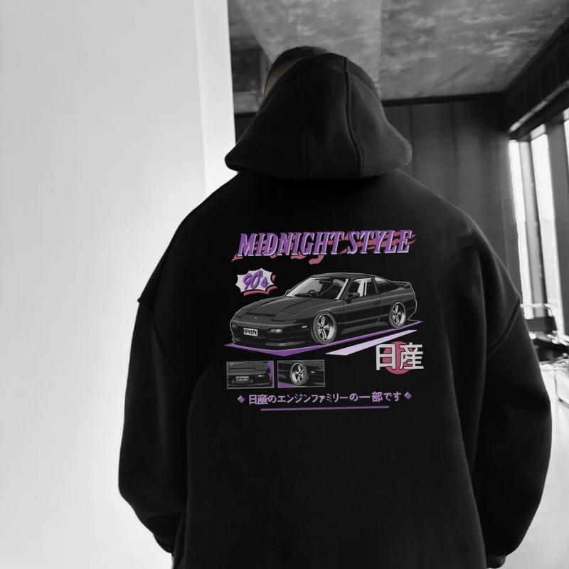 Retro Anime JDM Hoodie, Vintage Car Hoodie, Car Lover Gift, Unisex, Street Racing Shirt
