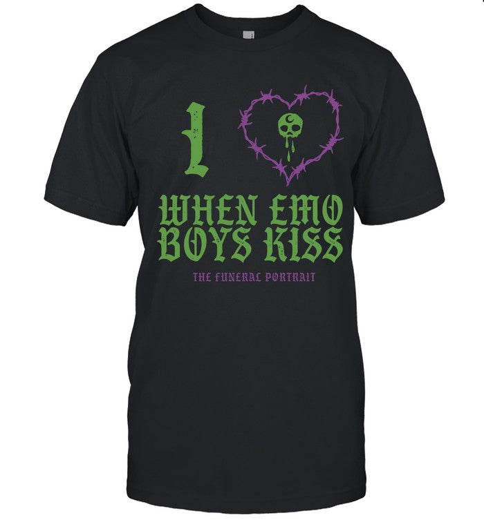 limited The Funeral Portrait Emo Boys Kiss shirt