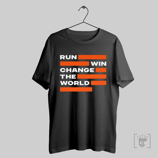 Run Win Change The World Harris T Shirt