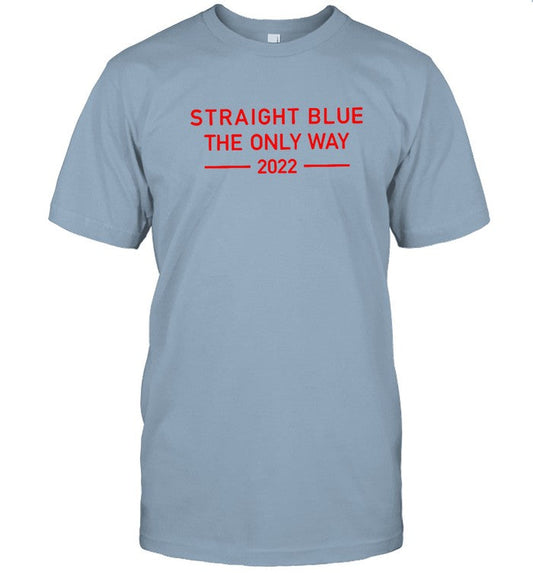 Barrack Obama Straight Blue The Only Way 2022 Don Winslow Tee