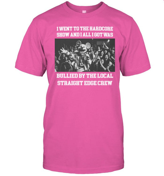 I Went To The Hardcore Show And All I Got Was Bullied By The Local Straight Edge Crew Tee Shirt