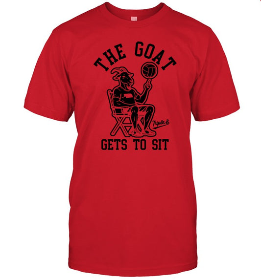 Bbb Printing The Goat Get To Sit Shirt
